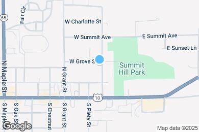 Map image of the property - 175 W Grove St