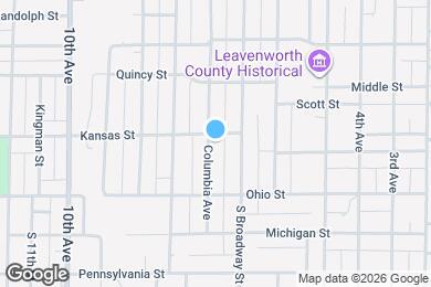 Map image of the property - 1405 Columbia Ave