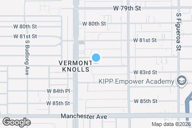 Map image of the property - 921 W 83rd St