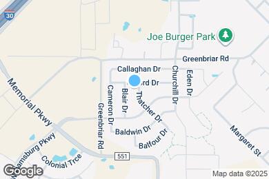 Map image of the property - 255 Thatcher Dr