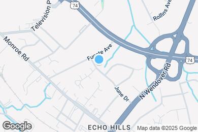 Map image of the property - 3121 June Dr