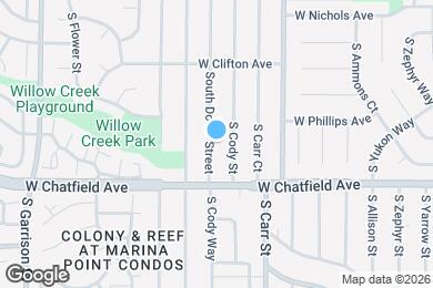 Map image of the property - 8246 South Dover Street