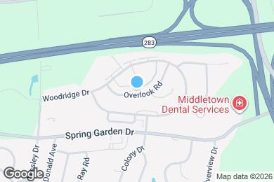 Map image of the property - 1296 Overlook Rd