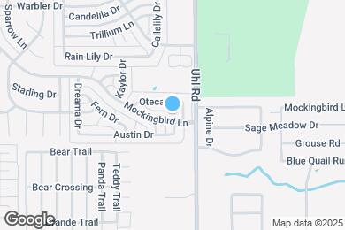 Map image of the property - 1626 Mockingbird Ln