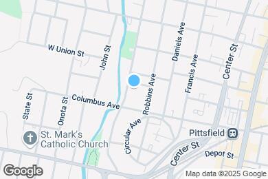 Map image of the property - 122 Dewey avenue