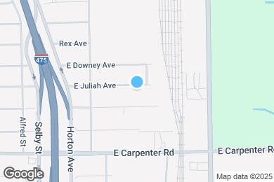 Map image of the property - 1398 E Juliah Ave