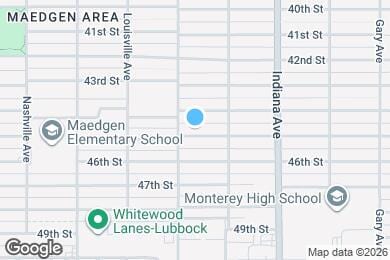 Map image of the property - 3512 45th St