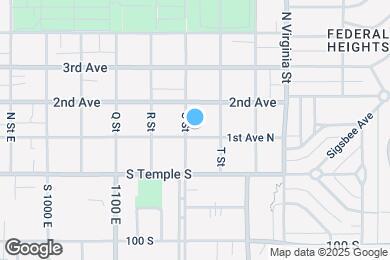 Map image of the property - 1109 1st Ave N