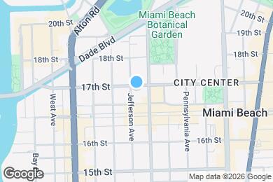 Map image of the property - 1685 Jefferson Ave