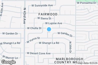 Map image of the property - 11219 N 41st Ave