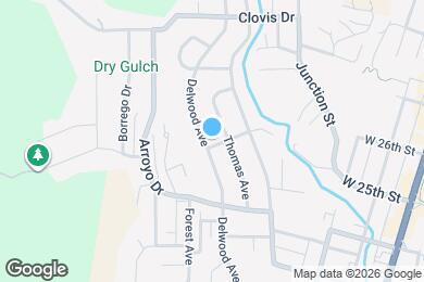 Map image of the property - 2500 Delwood Ave