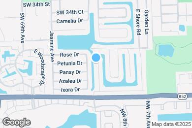 Map image of the property - 3820 S Lake Terrace
