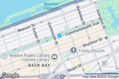 Map image of the property - 144 Commonwealth Avenue