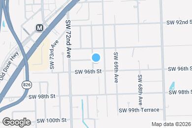 Map image of the property - 9501 SW 70th Ave