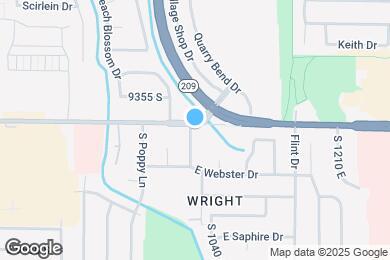 Map image of the property - 1018 E 9400 S