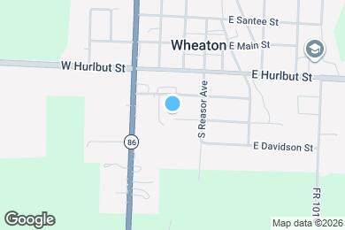 Map image of the property - 100 E Wilson St