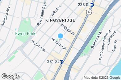 Map image of the property - 3210 Kingsbridge Ave