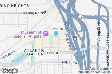 Map image of the property - The Lofts at Atlantic Station