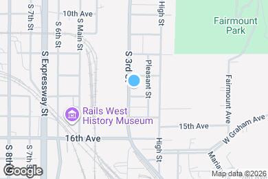 Map image of the property - 1315 S 3rd St