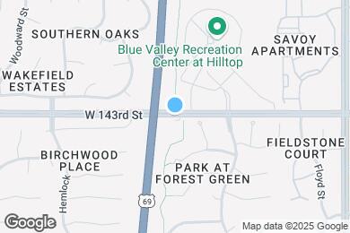 Map image of the property - 7903 W 143rd Terrace