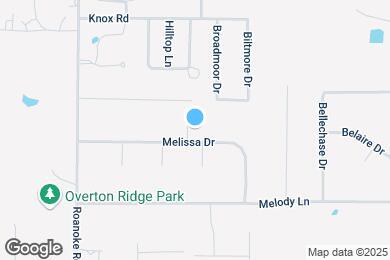 Map image of the property - 1201 Melissa Dr