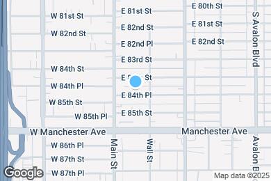 Map image of the property - 135 E 84th Pl