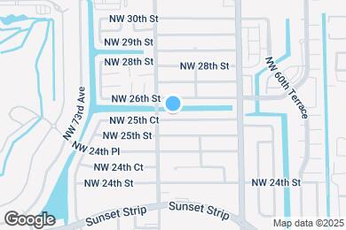 Map image of the property - 6701 NW 25th Ct