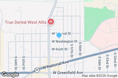 Map image of the property - 5818 W Washington St