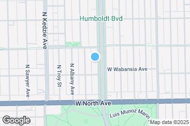 Map image of the property - 1724 N Humboldt Blvd