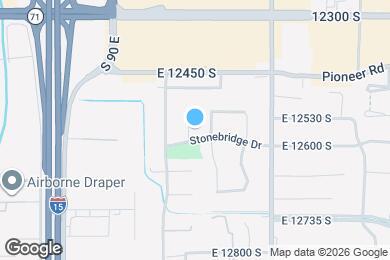 Map image of the property - 12563 S Stonebridge Cir