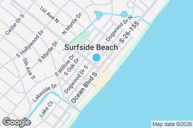 Map image of the property - 1 N Yaupon Dr