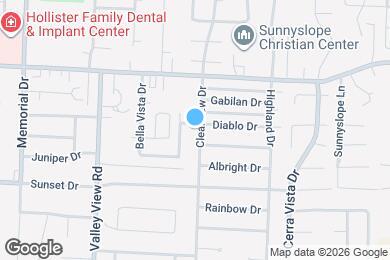 Map image of the property - 1600 Clearview Dr