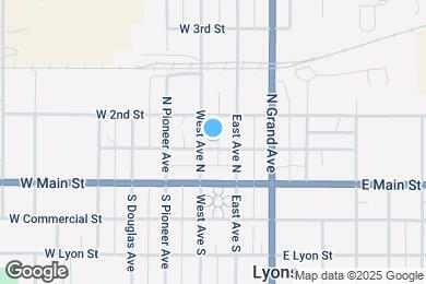 Map image of the property - 111 W 1st St