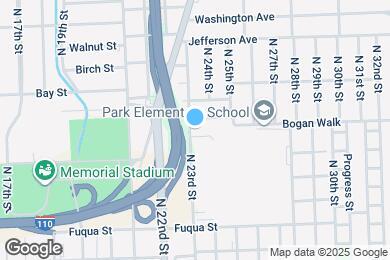 Map image of the property - 1356 N 23rd St