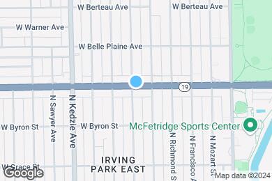 Map image of the property - 3025 W Irving Park Rd