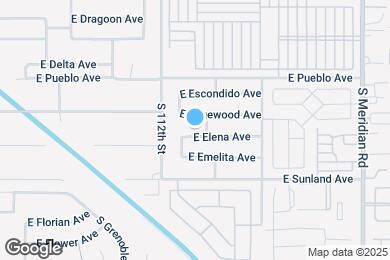 Map image of the property - 11246 E Elena Ave