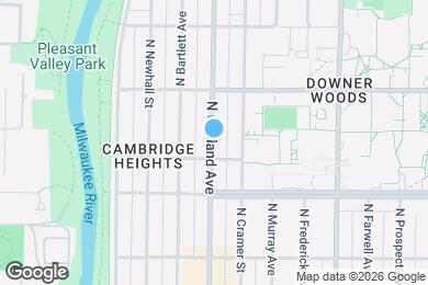 Map image of the property - 3220 N Oakland Ave