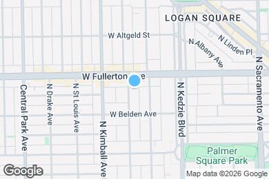 Map image of the property - 2337 N Spaulding Ave