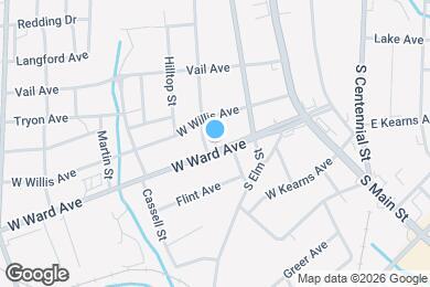 Map image of the property - 410 W Ward Ave