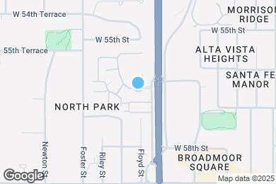 Map image of the property - 7209 W 56th Ter