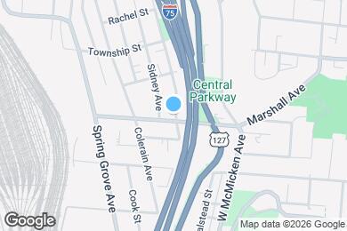 Map image of the property - 1040 Marshall Ave