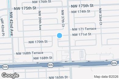 Map image of the property - 3751 NW 170th St