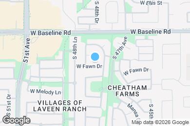 Map image of the property - 4734 W Fawn Dr