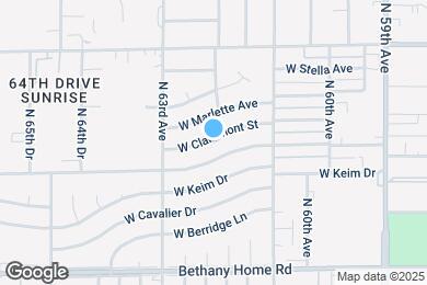 Map image of the property - 6213 W Claremont St