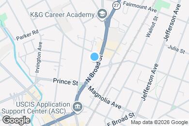 Map image of the property - 444 N Broad St