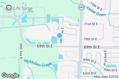 Map image of the property - 6923 34th Ave E