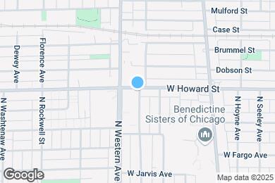 Map image of the property - 2337 W Howard St