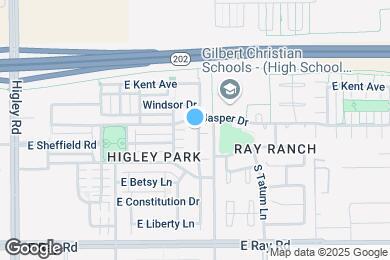 Map image of the property - 1370 S Ponderosa Dr