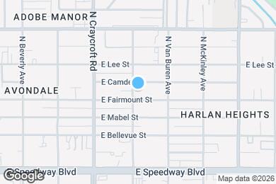 Map image of the property - 1410 N Jefferson Ave