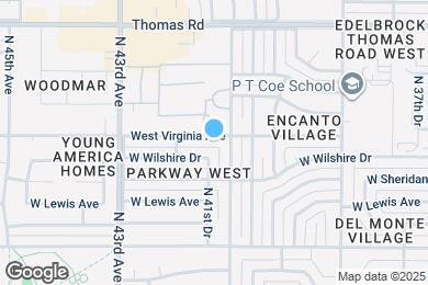 Map image of the property - 4113 W Virginia Ave